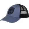 BLACK DIAMOND BD LOW PROFILE TRUCKER HAT INK BLUE-BLACK 23 8